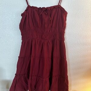 Trixxi Burgundy Mini Dress